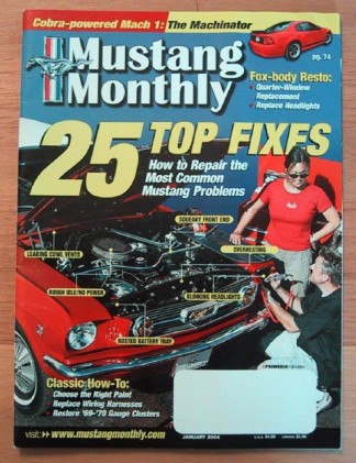 MUSTANG MONTHLY 2004 JAN - DRAG PACK '71 429SCJ H/T